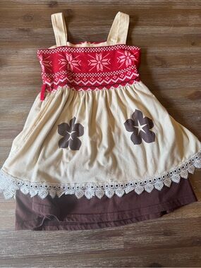 Moana Princess Dress, 5T